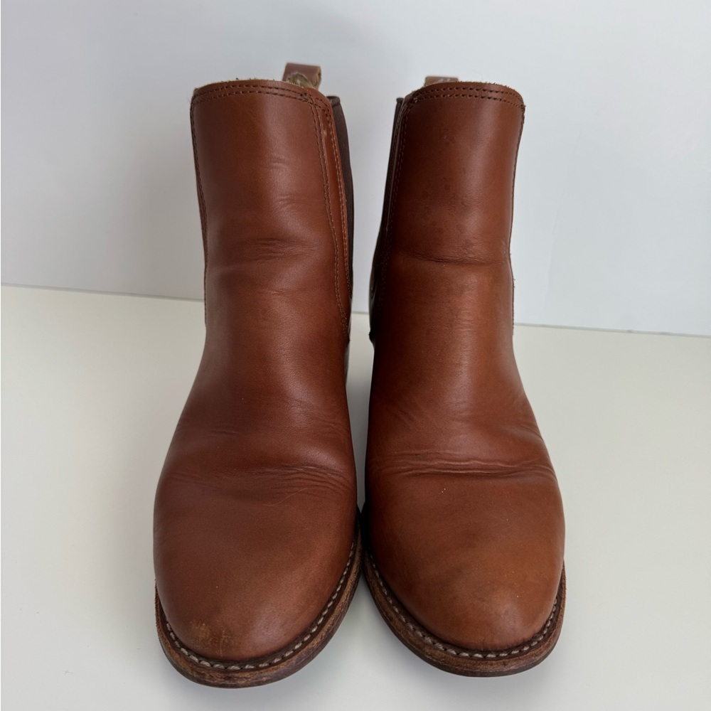 Red Wing Shoes Brown Leather Chelsea Ankle Boots - Picture 4 of 6